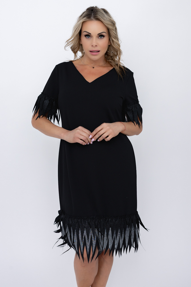 Fuchsia Glitzerkleid