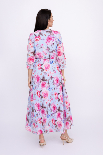 Sukienka plisowana KEMELI Wzór 8