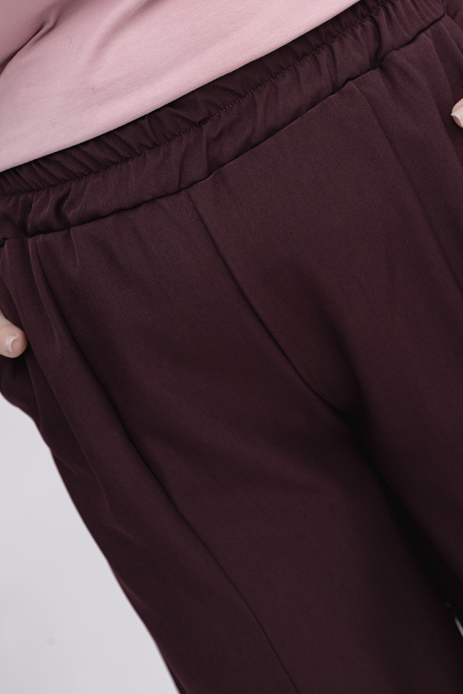 Burgundowe Spodnie