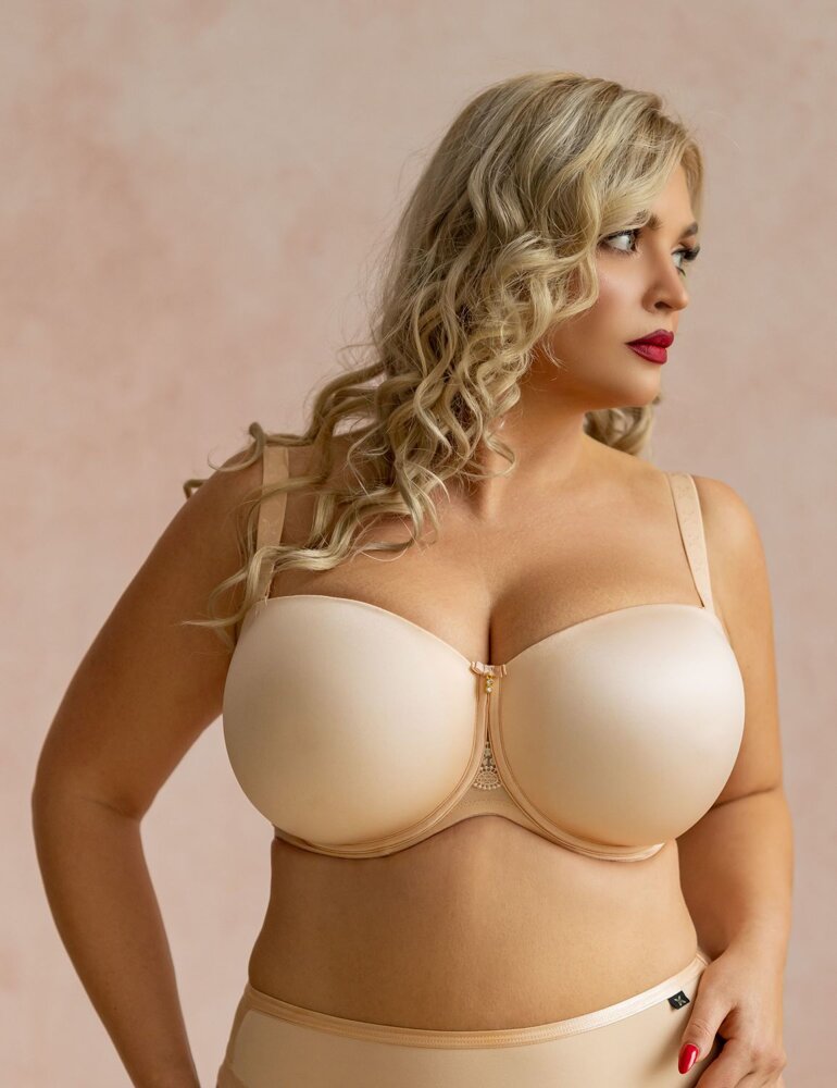 Soutien-gorge balconnet Coffee MHM