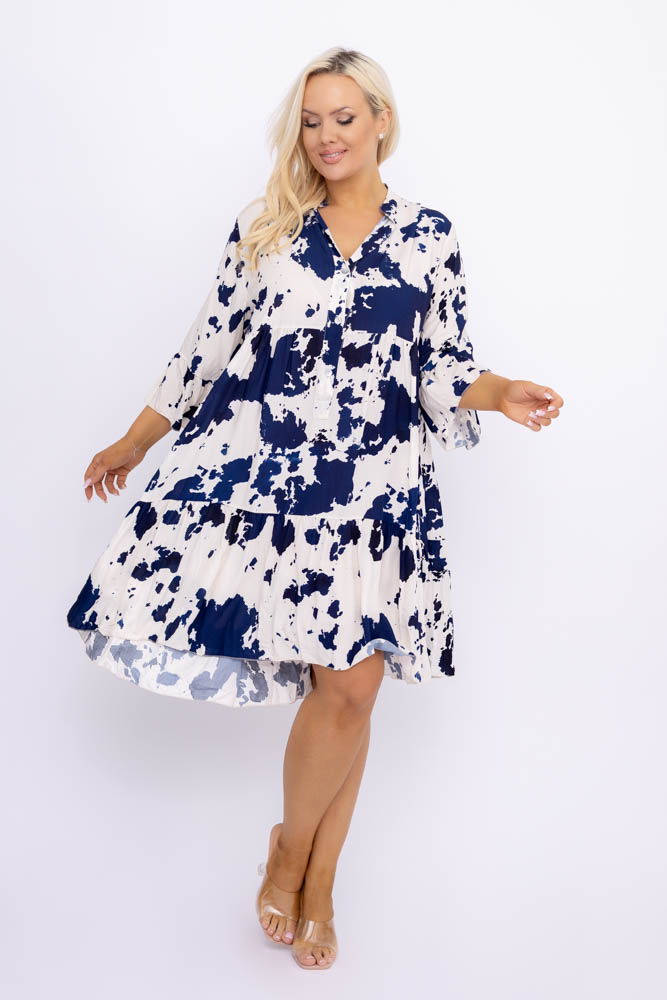 Sukienka z falbaną HERIA Wzór 3