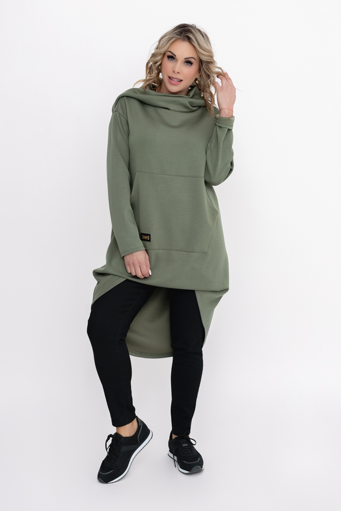 Khaki Hooded Sweatshirt