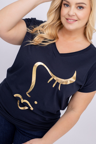  Black MINSI Blouse