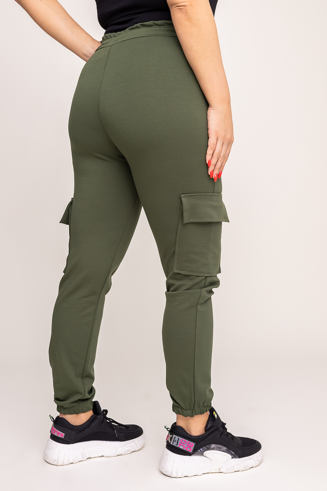 Khaki Spodnie bojówki LENVI