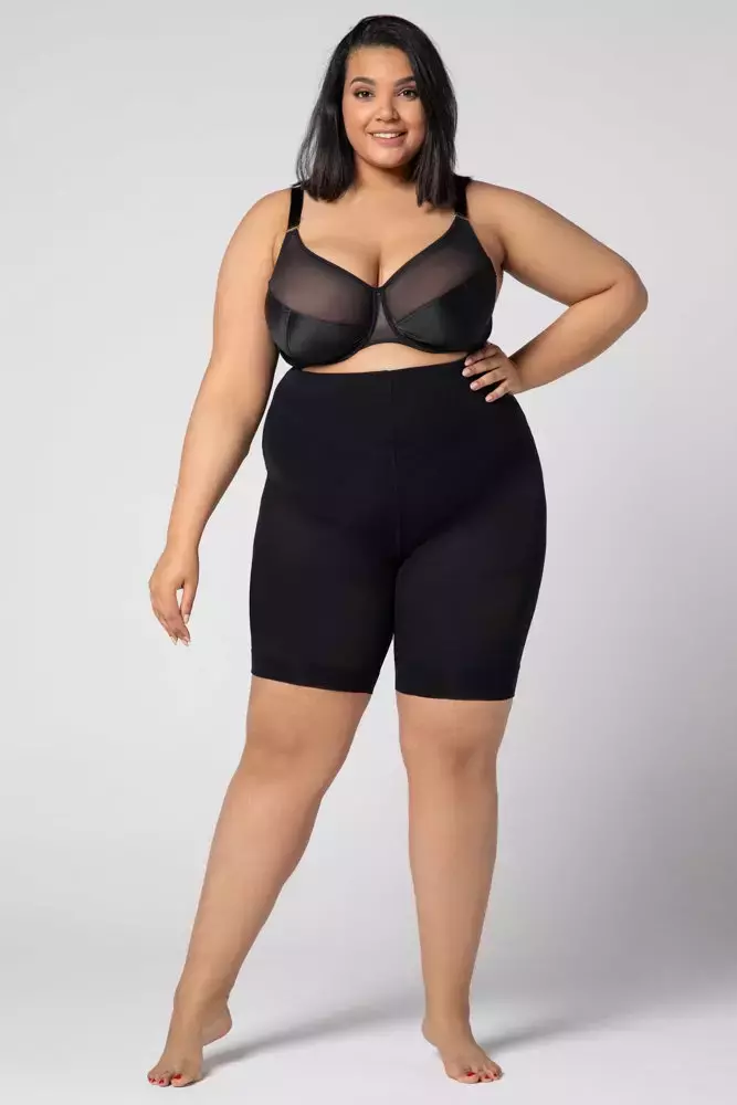 Pantaloni scurți anti-abraziune negru