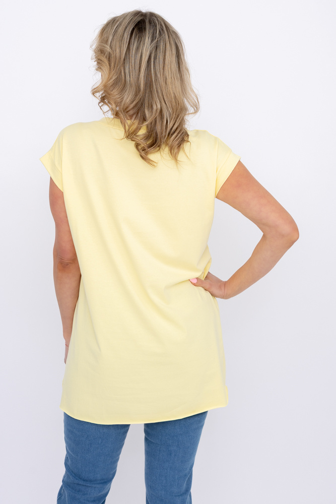 Khaki Blouse with slit BOSTI