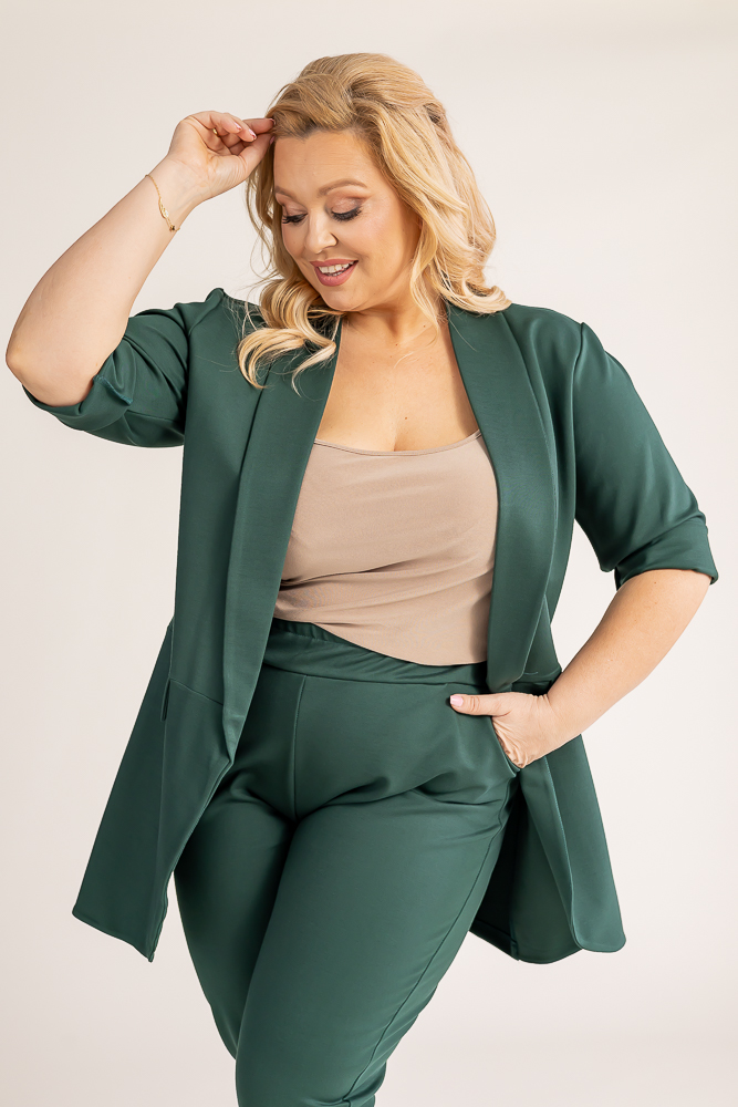 Blazer vert bouteille
