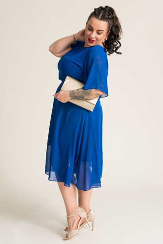  Cornflower Chiffon Dress by ONDIGIO
