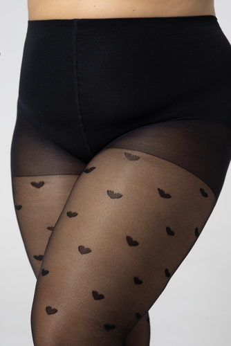  QUEEN OF HEARTS ONYX tights