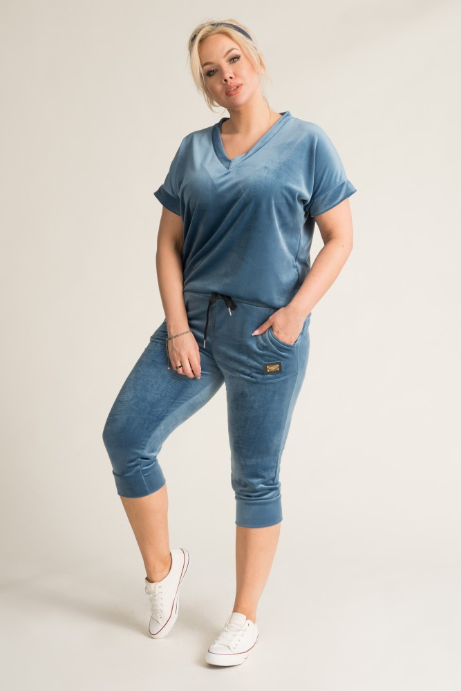 Blue MILKIN Velour Set