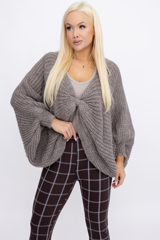 Jersey bolero beige oscuro