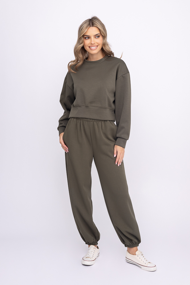 Khaki Spodnie dresowe