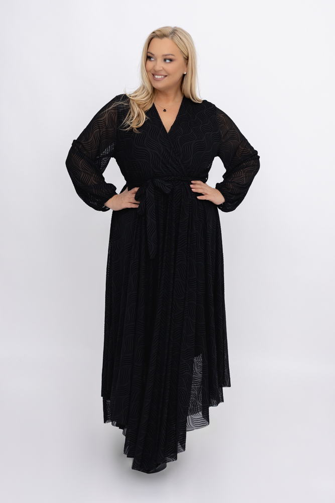 Rochie din plasă neagră Model 1