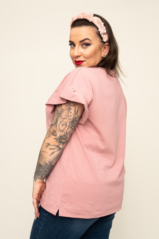Powder pink BELLO blouse