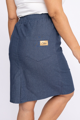Jupe bleu foncé