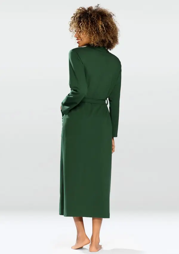 Green Cotton Bathrobe