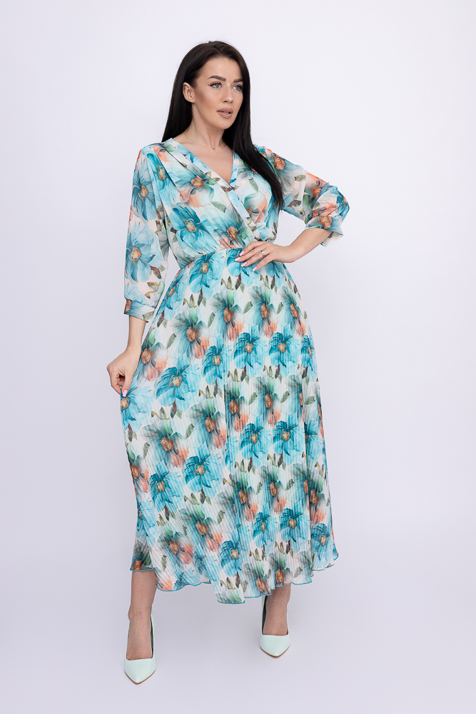 Sukienka plisowana KEMELI Wzór 6