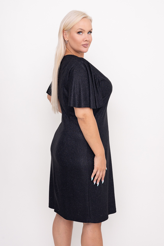 Vestido negro de purpurina