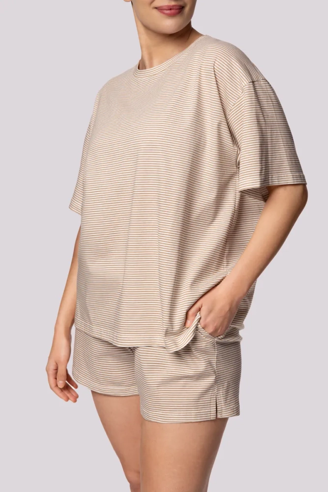 Ecru Pajamas with shorts