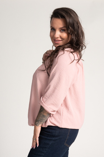 Powder Pink VISKIO Blouse