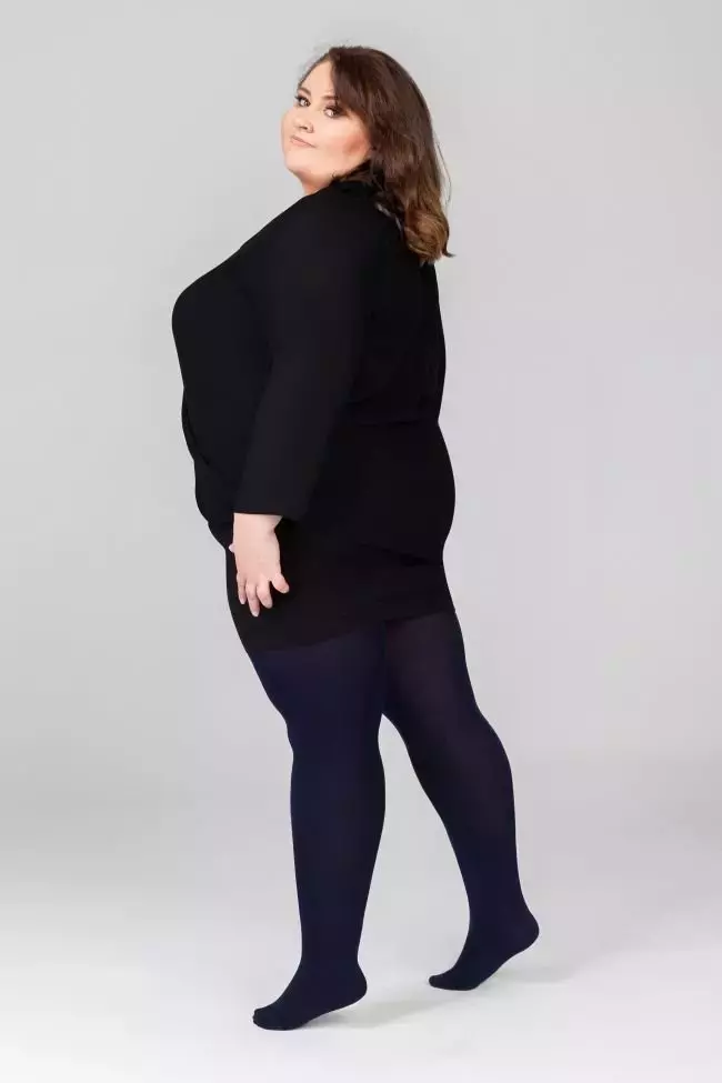 ELIZABETH I Plus Size SAPPHIRE Tights