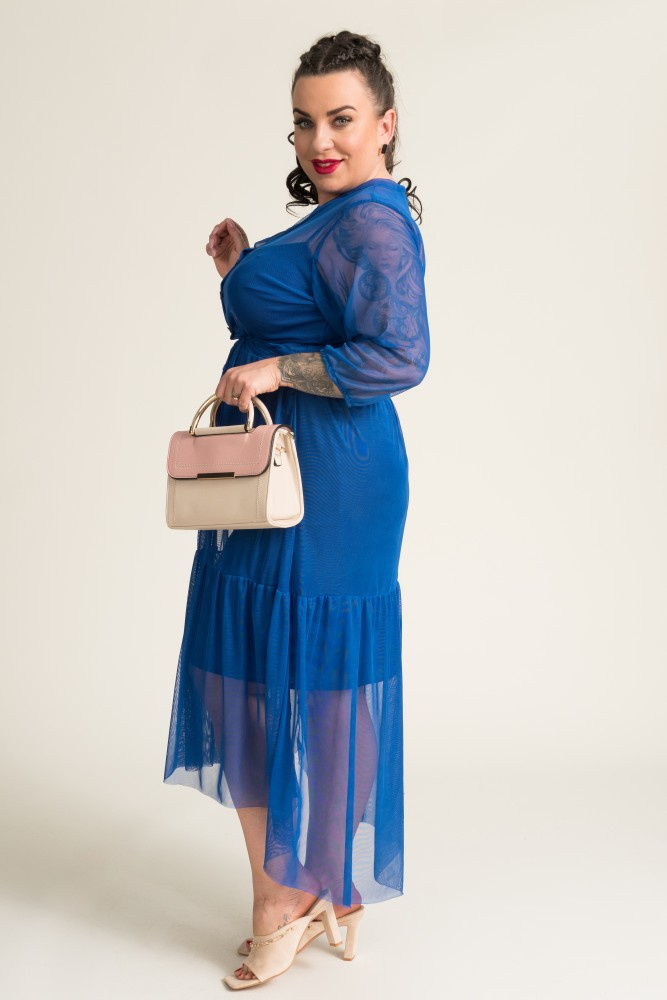 Cornflower Mesh Dress BONTI