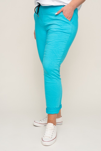 Turkusowe Spodnie GIATTO