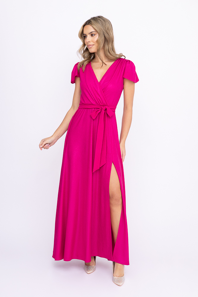 Robe à paillettes fuchsia