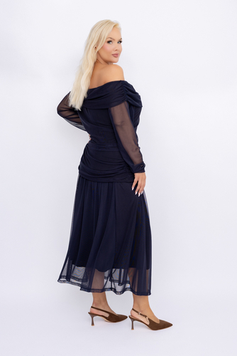 Marineblått Mesh-sett