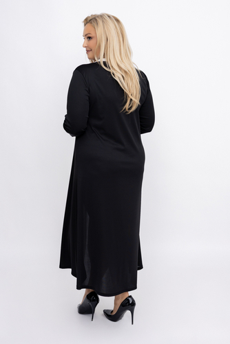  Black Ribbed Dress