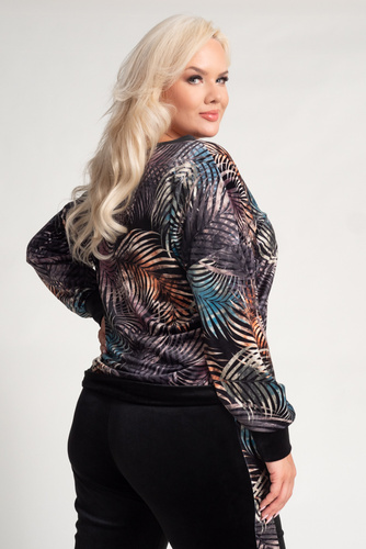  VINTIORI Velour Tracksuit Set Pattern 2