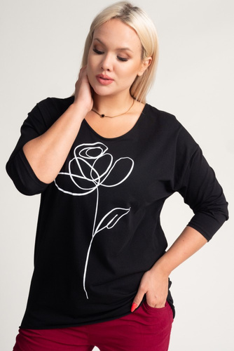 Black Blouse by ROSIMO