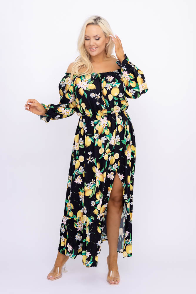 Sukienka maxi VERMI Wzór 19