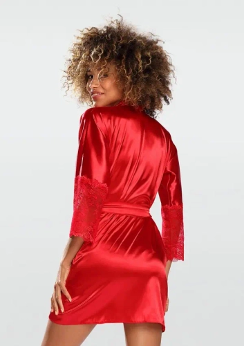 Red Satin Bathrobe