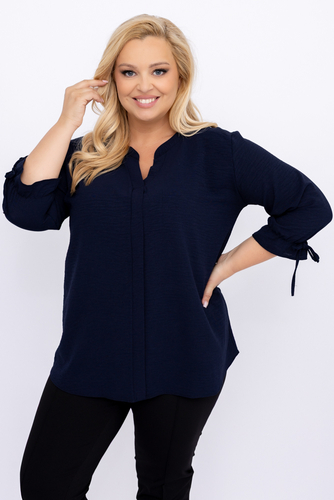 Marineblå bluse