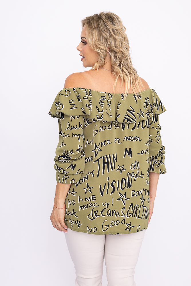 Blouse verte Modèle 2