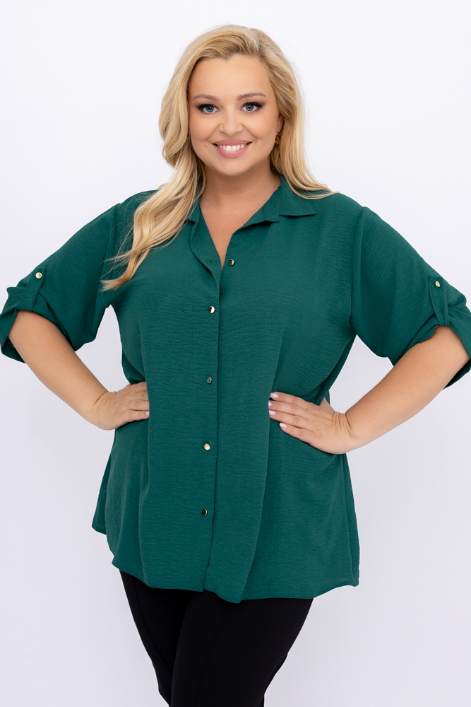 Camisa verde botella