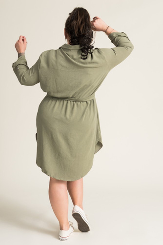 Olive GARMINIA Shirt Dress