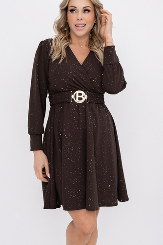 Cherry Dress with Belt