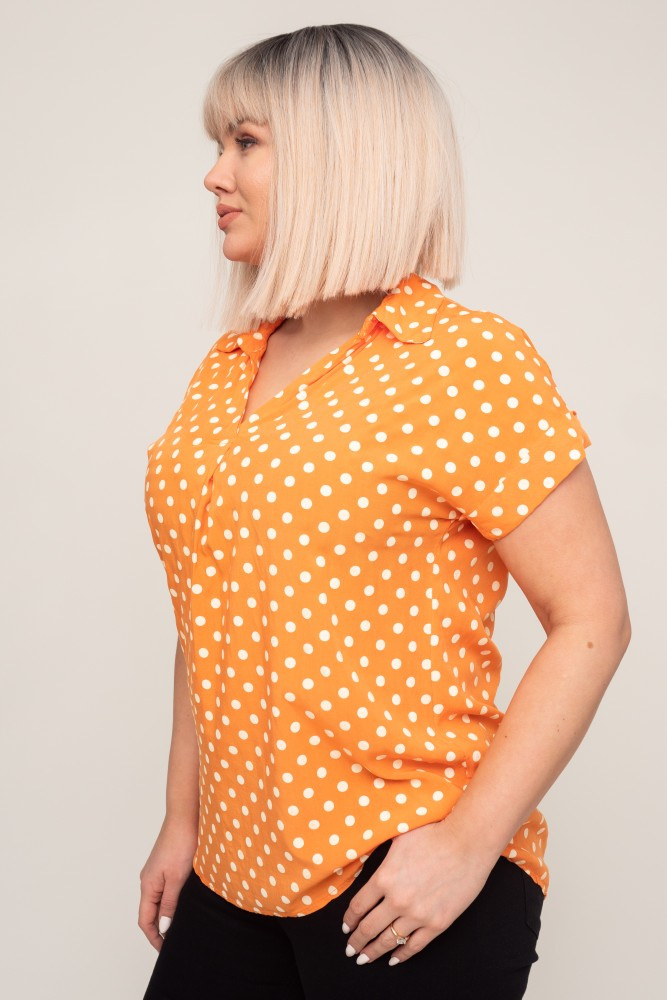 Orange LUNARI Blouse