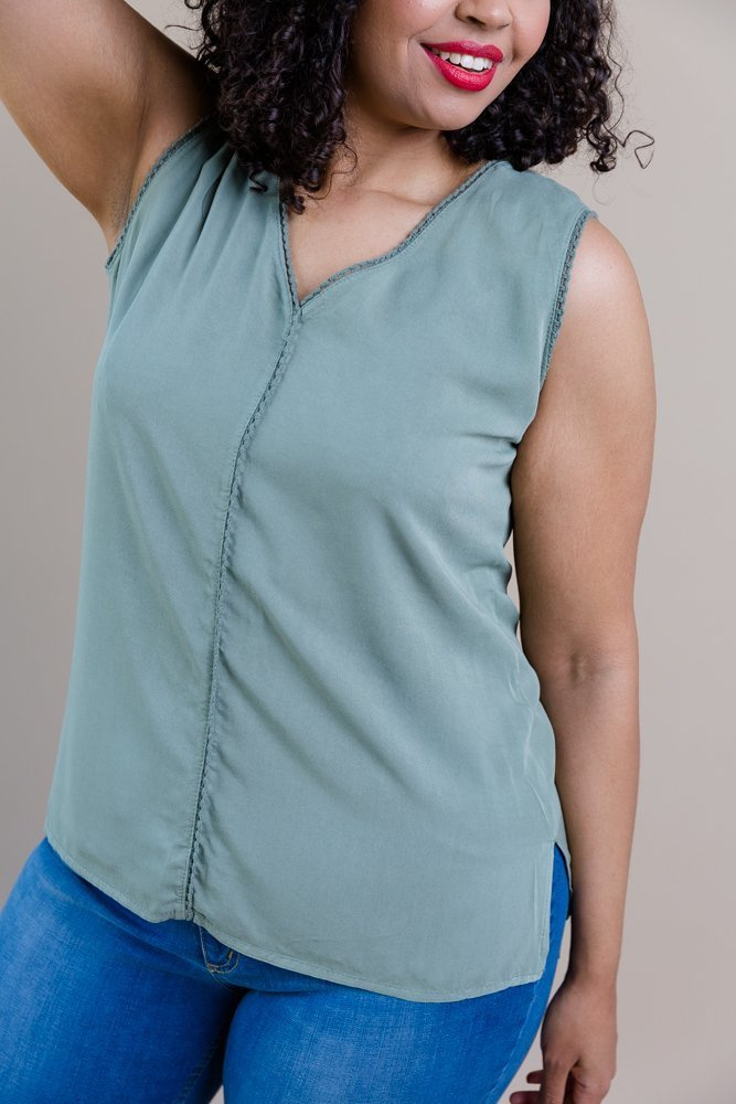  Olive Blouse CUPIDO