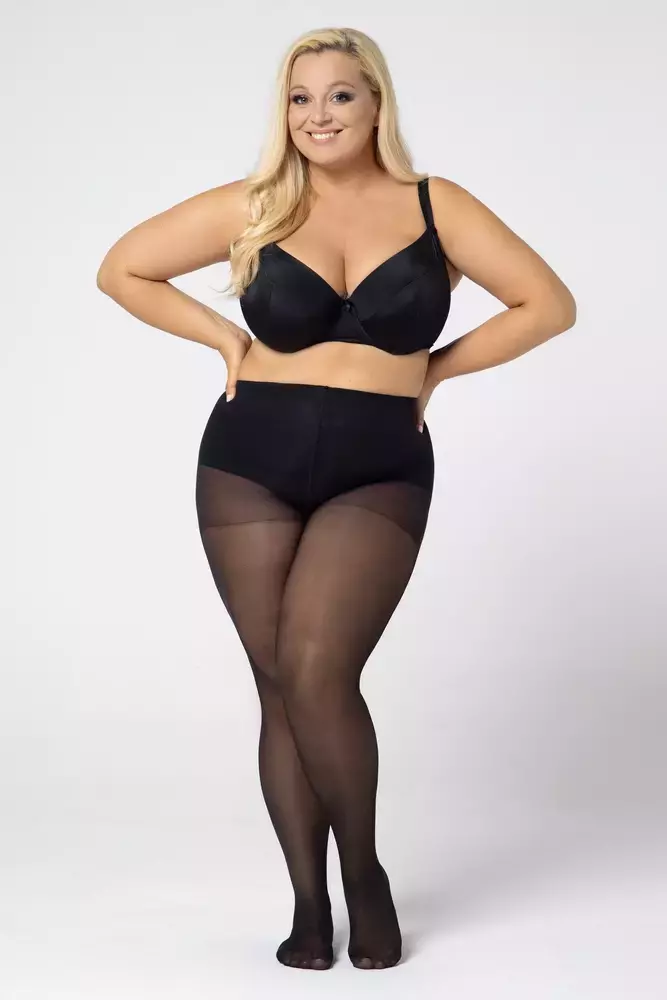 Rajstopy VICTORIA REINFORCED ONYX