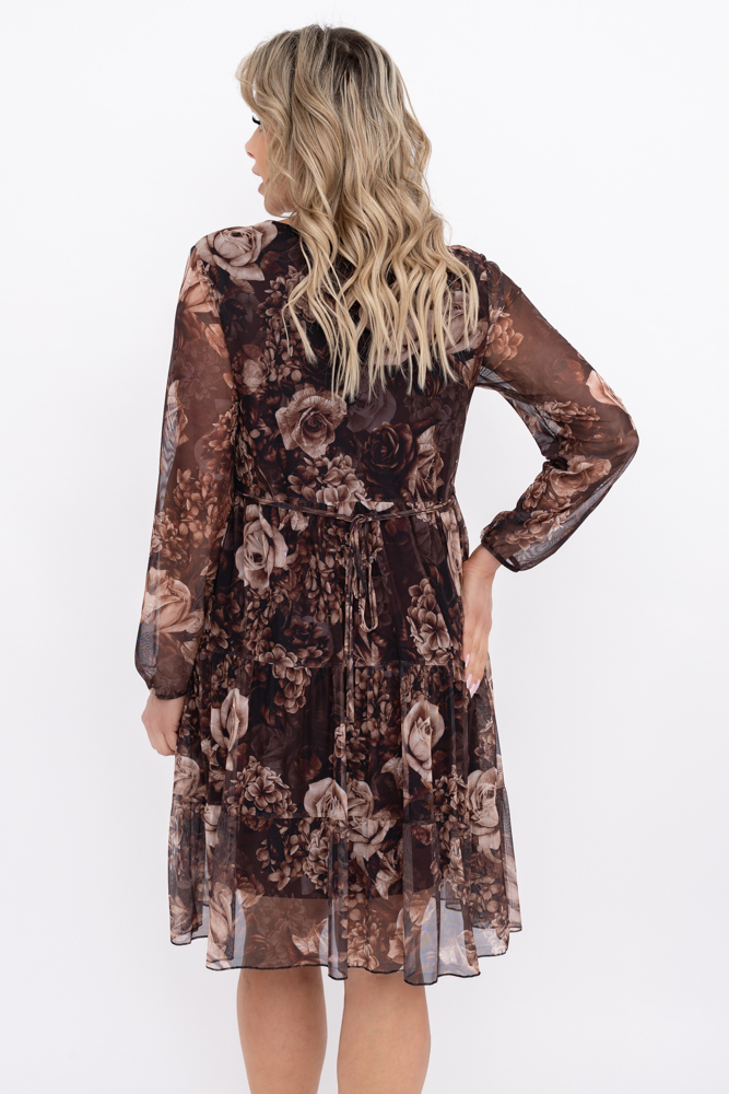 Vestido de malla Wzór 2