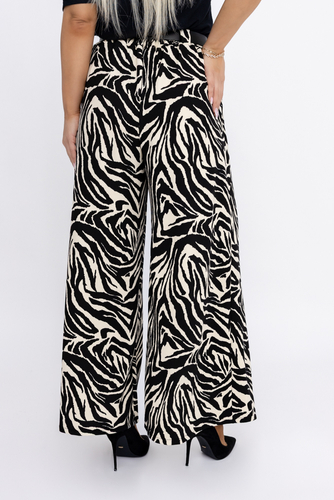 Pantalon avec ceinture Motif 2