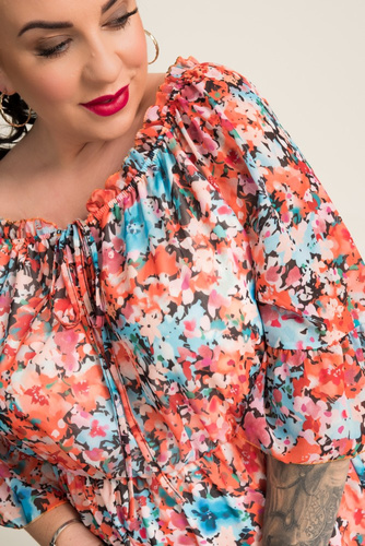  GALIO floral dress Pattern 2