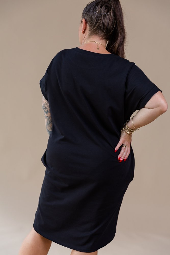 Czarna sukienka GOAZA