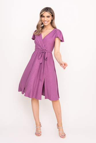Vestido brocado de brezo