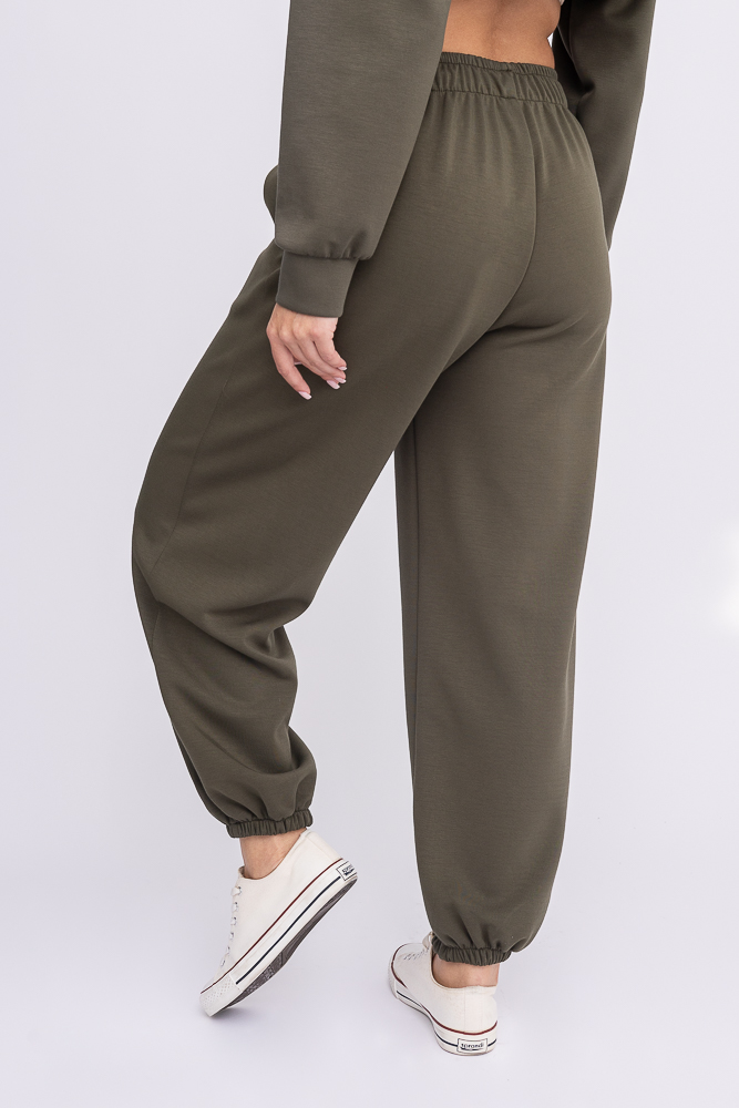 Khaki Spodnie dresowe