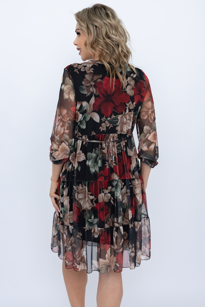 Vestido de malla Wzór 1