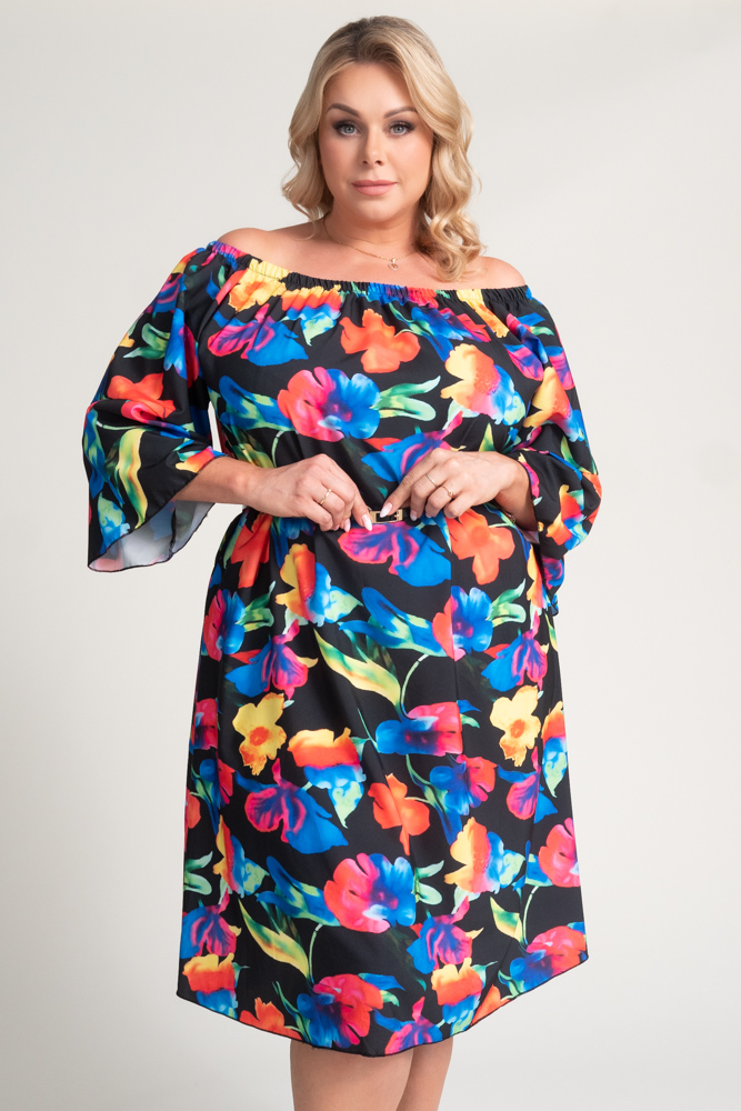 Robe multicolore